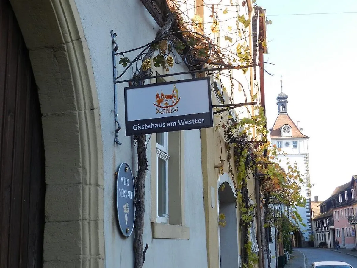 Inn Gaestehaus Am Westtor Prichsenstadt Germany